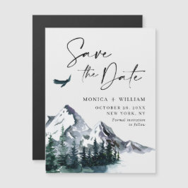 Het bos van de bergen sparen de Magnetische Kaart 