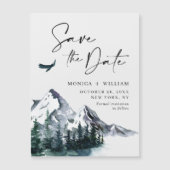 Het bos van de bergen sparen de Magnetische Kaart  (Voorkant)