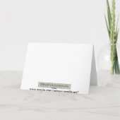 Het Bos van de hobo Kaart (Achterkant)