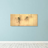 Het bos van de pijnbomen canvas afdruk (Insitu (Houten vloer))