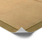 Het bos van de pijnbomen poster (Hoek)