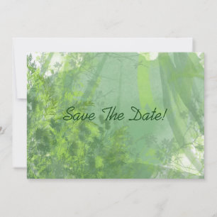 Het bos van de waterverf sparen de Datum Save The Date