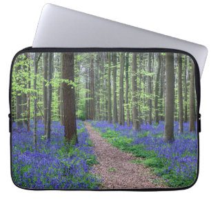 Het bos van Halle Halle, België Laptop Sleeve