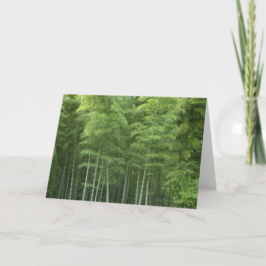 Het Bos van het bamboe Kaart (Voorkant)