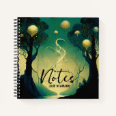 Het bos van licht notitieboek (Voorkant)