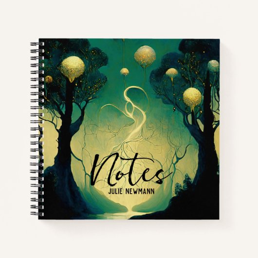 Het bos van licht notitieboek (Voorkant)