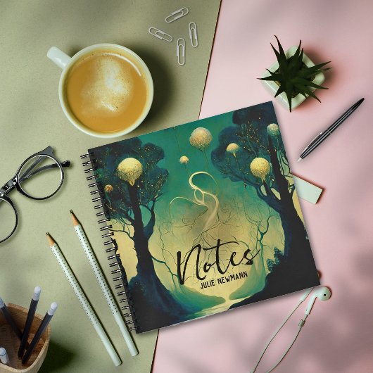 Het bos van licht notitieboek