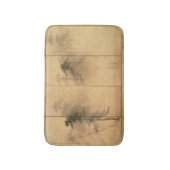 Het bos van pijnbomen badmat (Voorkant Verticaal)