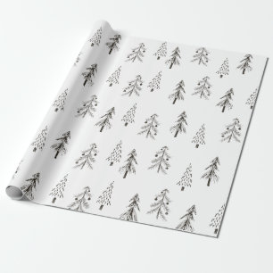 Het bos Verpakkende Document van de Winter van de Cadeaupapier