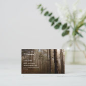 Het bos visitekaartje (Staand voorkant)