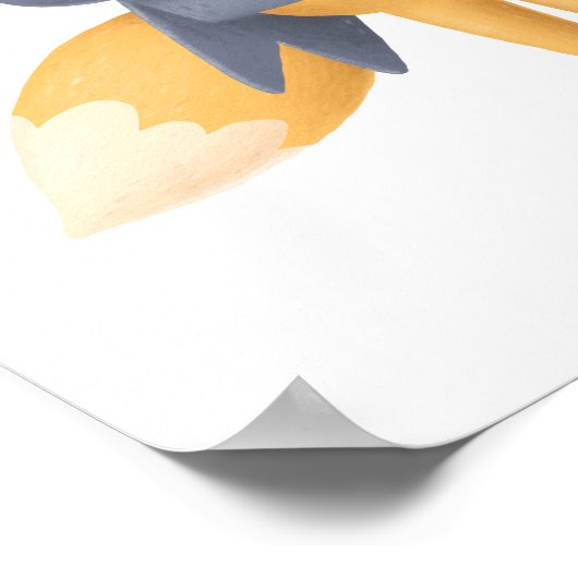 Het Bosdieren A capella Duo-kinderkamerposter Poster (Hoek)