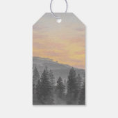 Het Bosgebergte van de bruiloft laat het avontuur  Cadeaulabel (Achterkant)