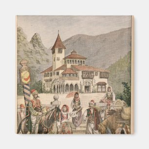 Het Bosnisch paviljoen op de Universele Vergroting Magneet