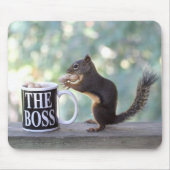 "Het Boss-eekhoorn" Muismat (Voorkant)