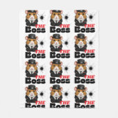 Het Boss Hamster Patroon Fleece Deken (Voorkant)