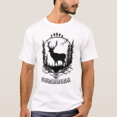 Het boswachter hert t-shirt (Voorkant)