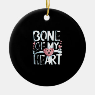 Het bot van mijn harthond keramisch ornament
