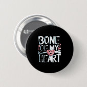 Het bot van mijn harthond ronde button 5,7 cm (Voorkant /achterkant)