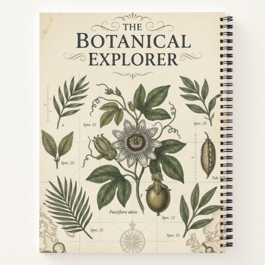 Het botanisch explorer notitieboek (Achterkant)