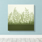 Het botanische Canvas van de Illustratie van het Afdruk (Insitu (Houten vloer))