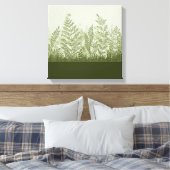 Het botanische Canvas van de Illustratie van het Afdruk (Insitu (Slaapkamer))