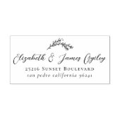 Het botanische huwelijksscript van het moderne paa rubberstempel (Afrduk)