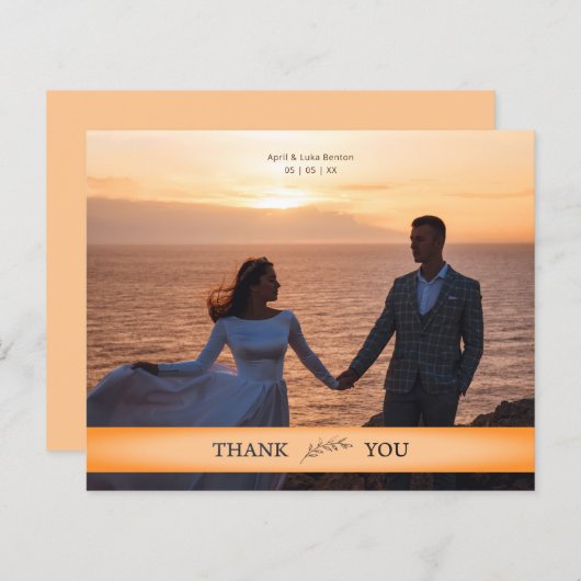 Het botanische Sinaasappel snijpapier van het huwe (Voorkant / Achterkant)