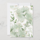 Het botanische Vrijgezellenfeest Modern Greenery Kaart (Achterkant)