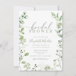 Het botanische Vrijgezellenfeest Modern Greenery Kaart