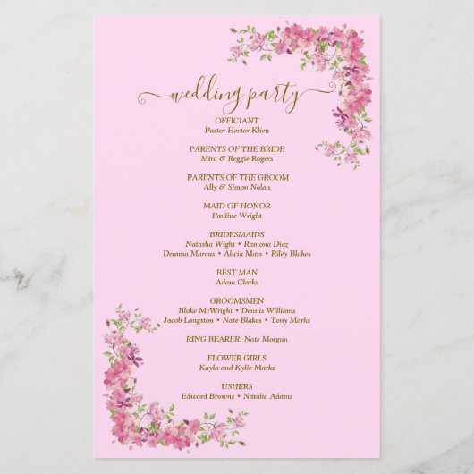 Het botanische weddenschap tussen alle rosy Cute F (Achterkant)