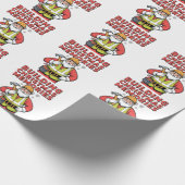 Het bouwen van Christmas Memorie Familie Matching  Cadeaupapier (Hoek)