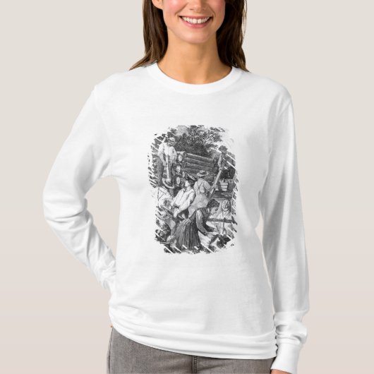 Het bouwen van de Logcabine T-shirt (Voorkant)