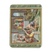 Het bouwen van de tempel van Solomon, illustratie Magneet (Verticaal)