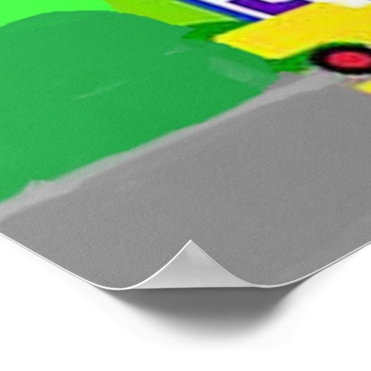 Het bouwgebied van het kind poster (Hoek)