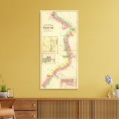Het bovendeel van de Ohio-rivier en de vallei Canvas Afdruk (Insitu (Woonkamer))