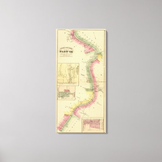 Het bovendeel van de Ohio-rivier en de vallei Canvas Afdruk (Voorkant)