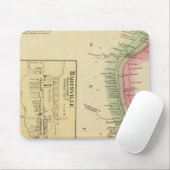 Het bovendeel van de Ohio-rivier en de vallei Muismat (Met muis)