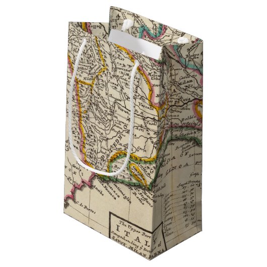 Het bovenste deel van Italië Klein Cadeauzakje (Achterkant Gekanteld)