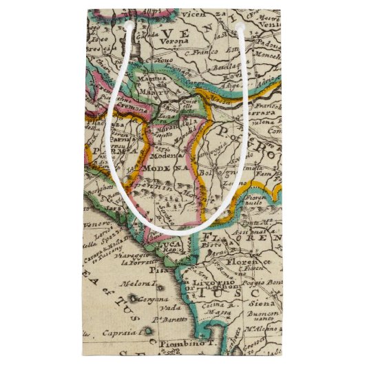 Het bovenste deel van Italië Klein Cadeauzakje (Voorkant)