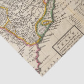 Het bovenste deel van Italië Tissuepapier (Detail)