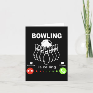 Het bowlen roept kaart