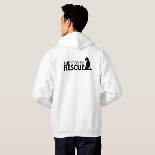 Het Boxer Rescue Logo Geboste Sweatshirt (Achterkant volledig)