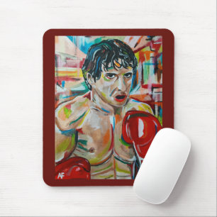 Het Boxer Schilderij van Alfred Fox Muismat