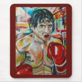 Het Boxer Schilderij van Alfred Fox Muismat (Voorkant)