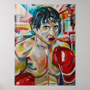 Het Boxer Schilderij van Alfred Fox Poster