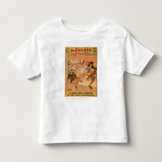 Het boze oog 'Een vogel & een fles' theater Kinder Shirts (Voorkant)