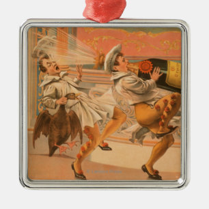 Het boze oog 'Een vogel & een fles' theater Metalen Ornament