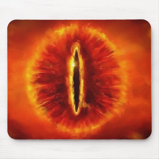 Het boze oog kijkt naar je muismat (Voorkant)