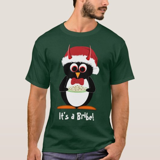 Het boze Penguin Sweatshirt - Bribing Santa! Naugh (Voorkant)