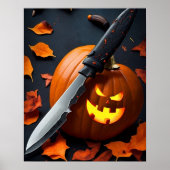 Het boze pompoen Poster (Voorkant)